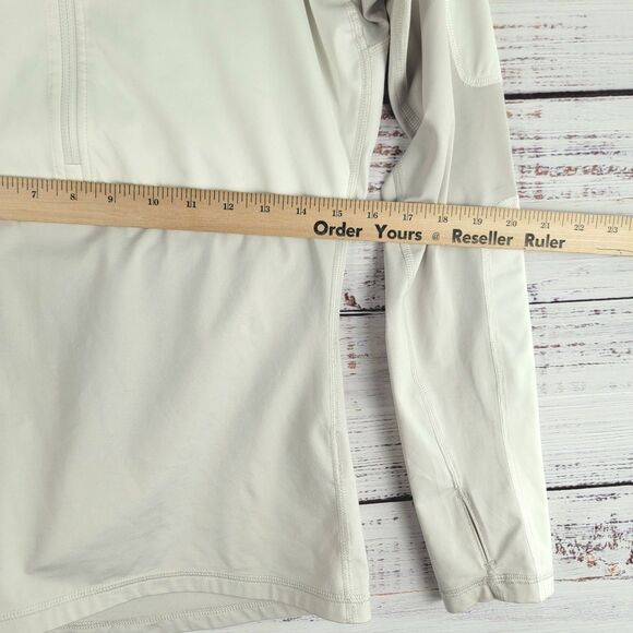 NIKE Women's Size M Medium Hyperwarm Shield Half 1/2 Zip Long Sleeve 485728-072 - Picture 3 of 12